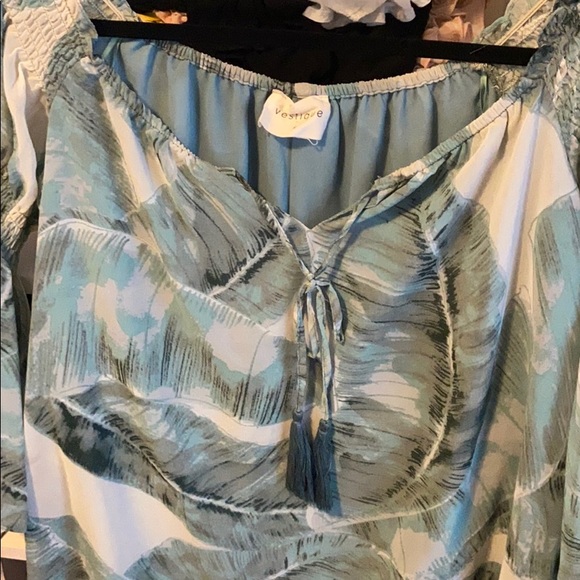 Palm Print Dress - Picture 2 of 3